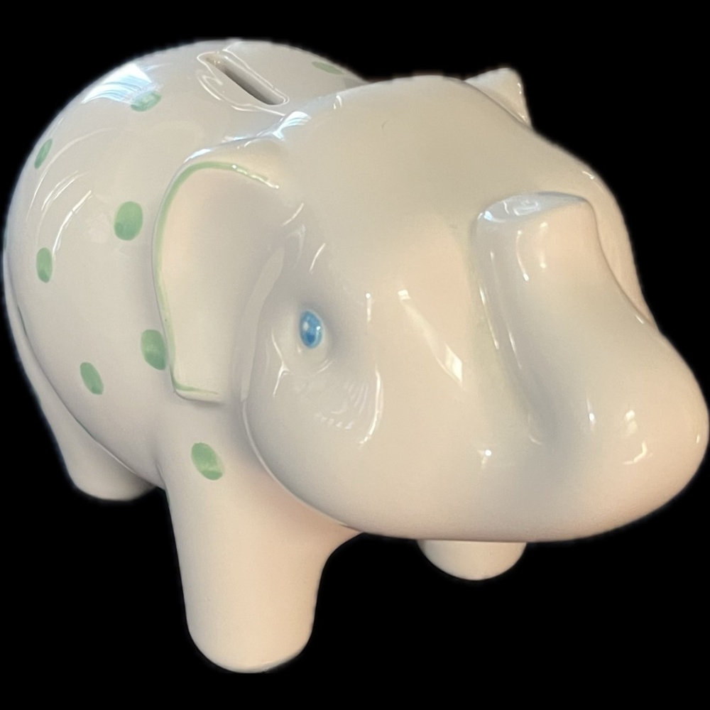 Tiffany & Co elephant piggy bank